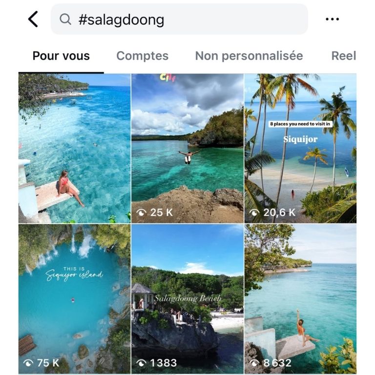 Plage de Salagdoong à Siquijor